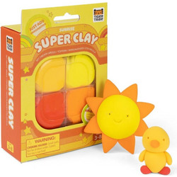 Tiger Tribe Σετ Κατασκευής με Πηλό Super Clay Sunrise Yellow+Orange