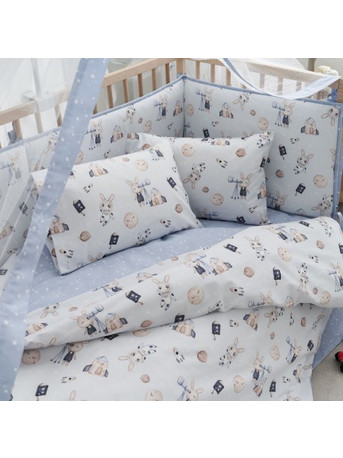 Σετ παπλωματοθήκη κούνιας Vesta Home Astra