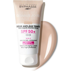 Byphasse Anti-Aging Facial Cream Medium SPF50 50ml