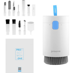 Proove - Πολυλειτουργικό Σετ Καθαρισμού Mr. Cleaner (MCS00002002) - 20 σε 1, για Laptop, Τηλέφωνο, Πληκτρολόγιο με Μικροΐνες - Λευκό