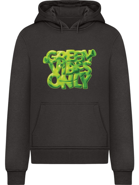 Shrek Green Vibes Only Hoodie black