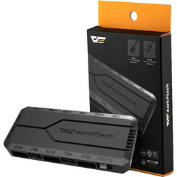 Darkflash Μονάδα ελέγχου ανεμιστήρα RC2 RGB PWM (Μαύρο)