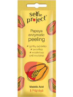 Selfie Project Papaya Enzymatic Peel-Off Μάσκα Προσώπου για Καθαρισμό & Μαύρα Στίγματα 8ml