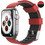 AHAstyle WA11 Λουράκι Σιλικόνης Dark Red / Black (Apple Watch 38 / 40 / 41mm)
