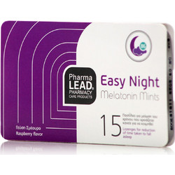 Pharmalead Easy Night Melatonin Mints 15 Καραμέλες
