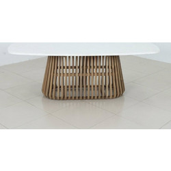 Liberta - Maison SIRACUSA Τραπέζι Λευκό 220x110x77.5cm 52-0001