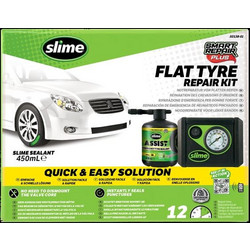 Slime Smart Repair Plus Flat Tyre Repair Kit(50138-51)