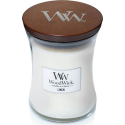 Αρωματικό Κερί WoodWick με διάρκεια καύσης έως 68 ώρες και άρωμα Linen 92135E