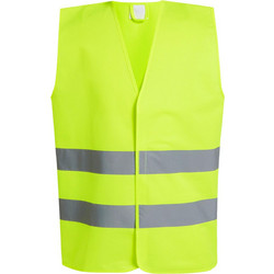 Essential Hi-Vis Easy Print Vest Regatta High Visibility TRS255 Yellow