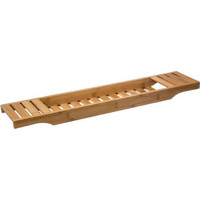 5five Ράφι για τη μπανιέρα, με διαστάσεις 70x15x4.5cm - Ξύλο Μπαμπού - Απόχρωση Ξύλου