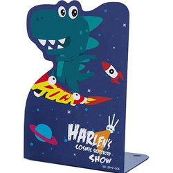 Foska - Γωνία Βιβλίων Μεταλλική 13.5x10x20 cm, Harlen΄s Cosmic Skateboard Show BS2014