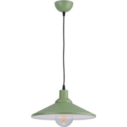 Arkolight Κρεμαστό Φωτιστικό Οροφής Μονόφωτο E27 Πράσινο 440-21/33