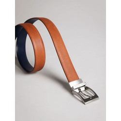 Ted Baker Karmer Ανδρική Ζώνη Δερμάτινη Ταμπά Κάμελ
