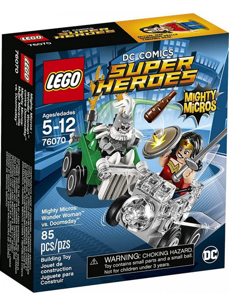 Lego Super Heroes Mighty Micros Wonder Woman VS Doomsday για 5-12 Ετών 76070