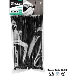 BRADAS TS11-88610B Δεματικά Μαύρα 610Χ8.8mm