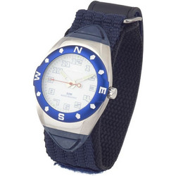 Chronotech Γυναικείο Ρολόι με Μπλε Δερμάτινο Λουράκι CT7058L-04