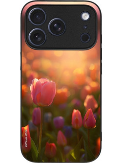 Sonique Sunset in Eden Series Back Cover Tulip Velvet (iPhone 17 Pro)