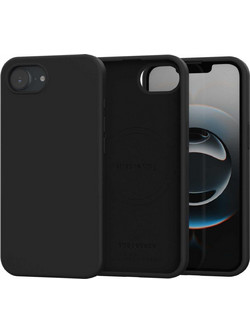 Θήκη iPhone 17e / 16e Spacecase Silicone Mag Case Σιλικόνης με MagSafe - Black (5905719138769)