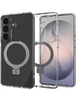 Θήκη Samsung Galaxy S26 Spacecase Ring Pro Mag Σκληρή με MagSafe & KickStand - Clear (5905719139483)