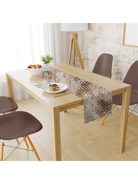 Τραβέρσα Αλέκιαστη Skid Marks 472 40X180 Beige 70/30 Cott/Pol Dimcol