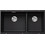 Blanco Subline 480/320-U Υποκαθήμενος Νεροχύτης Γρανίτη Black 525993 85.5x46cm