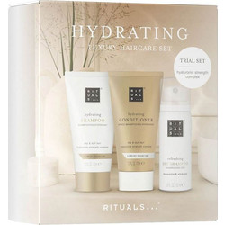 Rituals Hydrating Luxury Haircare Set Hydrating Shampoo 70ml/Hydrating Conditioner 70ml/Refreshing Dry Shampoo 50ml