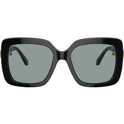Swarovski SK6001 1001/1 Γυναικεία Γυαλιά Ηλίου Τετράγωνα Κοκάλινα Μαύρα με Μαύρο Polarized Φακό