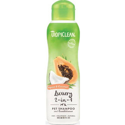 ΣΑΜΠΟΥΑΝ TROPICLEAN LUXURY 2 IN 1 ΠΑΠΑΓΙΑ - ΚΑΡΥΔΑ (355ML)
