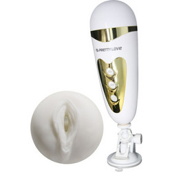 Pretty Love Sally Male with Sound & Vibration Pocket Pussy Αυνανιστήρι με Δόνηση