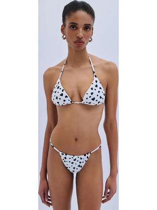 SET BIKINI HEARTS WHITE
