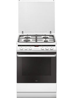 Amica 618GE3.39HZpTaDpNA (W) Κουζίνα Ηλεκτρική 65lt με Εστίες Αερίου 60cm