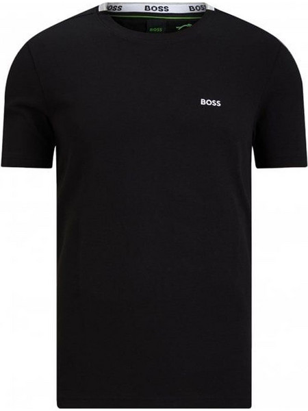 T-Shirt με logo Boss Μαύρο