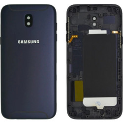 Καπάκι Μπαταρίας Samsung SM-J530F Galaxy J5 (2017) Μαύρο με Τζαμάκι Κάμερας και Πλαϊνά Πλήκτρα OEM Type A