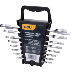 DELI σετ γερμανικά κλειδιά DL160008A, 6x7-20x22mm, 8τμχ