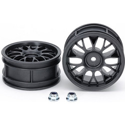 WHEELS 26mm MESH REINFORCED (2 PCS ) - 1/10 SCALE - TAMIYA 53336