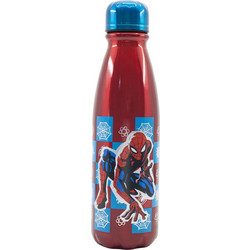 Stor Spider-Man Arachnid Grid Παιδικό Μπουκάλι Αλουμινίου BPA Free Κόκκινο 600ml