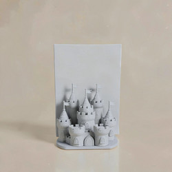 Άβαφη 3D Φιγούρα Super Basic Story Realm Bookend Bookmark για Βάψιμο DIY (Δώρο τα Χρώματα)