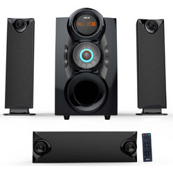 Akai SS028A-3208C Ηχοσύστημα Hi-Fi 3.1 75W με Digital Media Player και Bluetooth Black