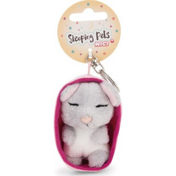 Nici Λούτρινο Μπρελόκ Sleeping Pets 8εκ Ποντίκι σε Καλάθι - Nici NIC63160