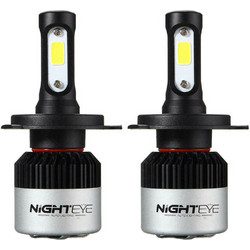 Λάμπες LED Αυτοκινήτου 72W 9000LM 6500K IP68 Σετ 2 Τεμαχίων NightEYE A315-S2-H1