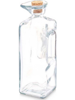 Δοχείο Λαδιού 029.92681 8x8x19cm 330ml Clear Γυαλί,Φελλός