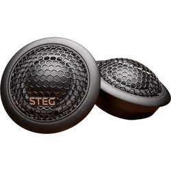 Steg Lq25 Σετ Tweeter Αυτοκινήτου Στρογγυλά 1" 30W RMS 90dB