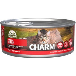 Charm Fresh Beef Soft Pate Κονσερβάκι Γάτας από Φρέσκο Μοσχάρι Πατέ 85gr