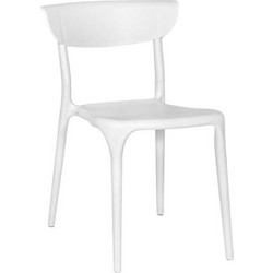 Καρέκλα Κήπου Grace 875-126-080 46x49x75cm White