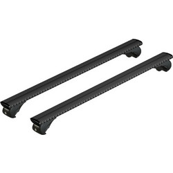 ΜΠΑΡΕΣ ΟΡΟΦΗΣ ΑΝΟΔIΩΜΕΝΟ ΑΛΟΥΜΙΝΙΟΥ (L) 128cm 100max ΜΑΥΡΗ SILENZIO (RAILING STANDARD/S/W)NORDRIVE - 2 ΤΕΜ