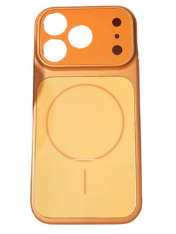 Siipro Magsafe case Back Cover για iPhone 17 Pro Max σε Πορτοκαλί Πορτοκαλί Θήκη πλάτης Σιλικόνη