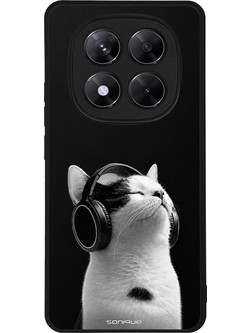 Sonique Men's Edition Θήκη Audio Kitten White (Xiaomi Redmi Note 14 Pro+ 5G)