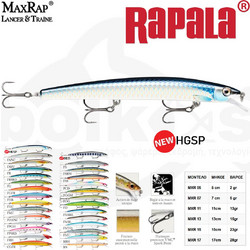 Rapala Max Rap Τεχνητό Δόλωμα Ψαράκι Συρτής 17cm 28gr HGSP