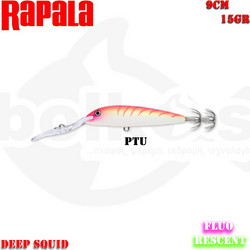 Rapala Deep Squid Τεχνητό Δόλωμα Καλαμαριέρα 9cm 15gr PTU