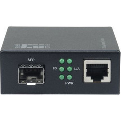 LevelOne Media Converter RJ45-SFP GE 19" Smart